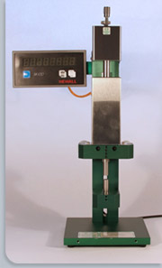 Extensometer calibration stand with DRO Model 3590VHR
